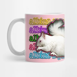 albino squirrel Mug